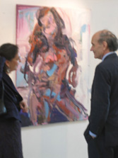 Gerry Broos Dom'Arte with mr. Frank Houben opening exhibition